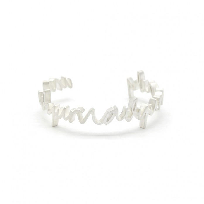 유아네이비 Urnavy Logo Bracelet URNAVY