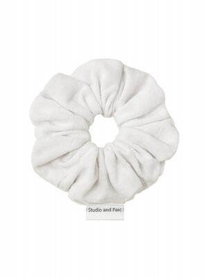 스튜디오앤파르크 WOMEN Terry ScrunchieWhite Studio & Parc