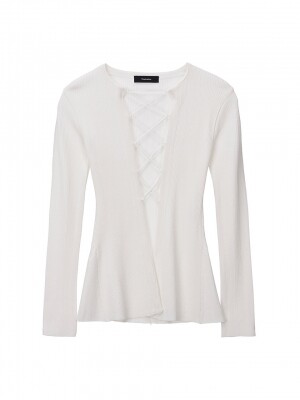 더발론 X Cross Strap Cardigan Theballon